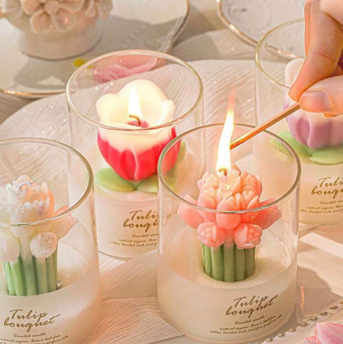 Candles | Flower-shaped Candles