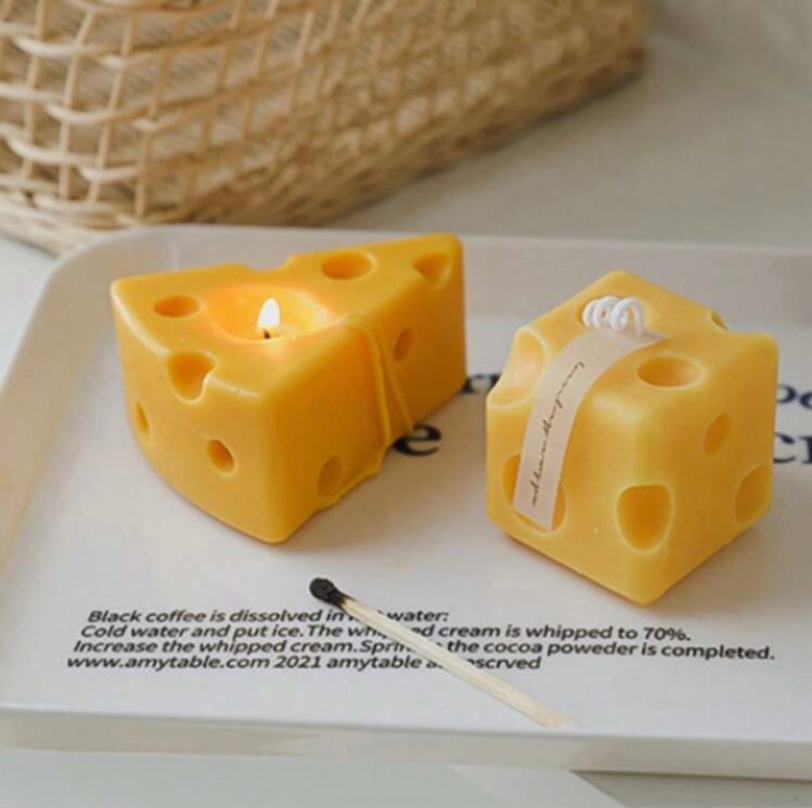 Candles | Cheese-shaped Candles