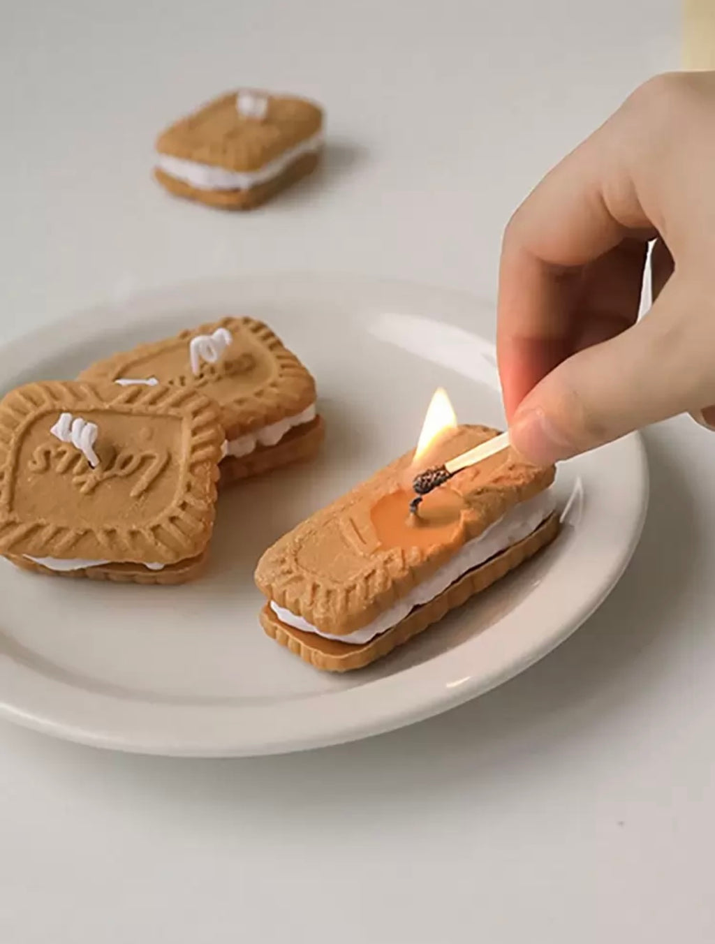 Candles | Biscuit-shaped Candles