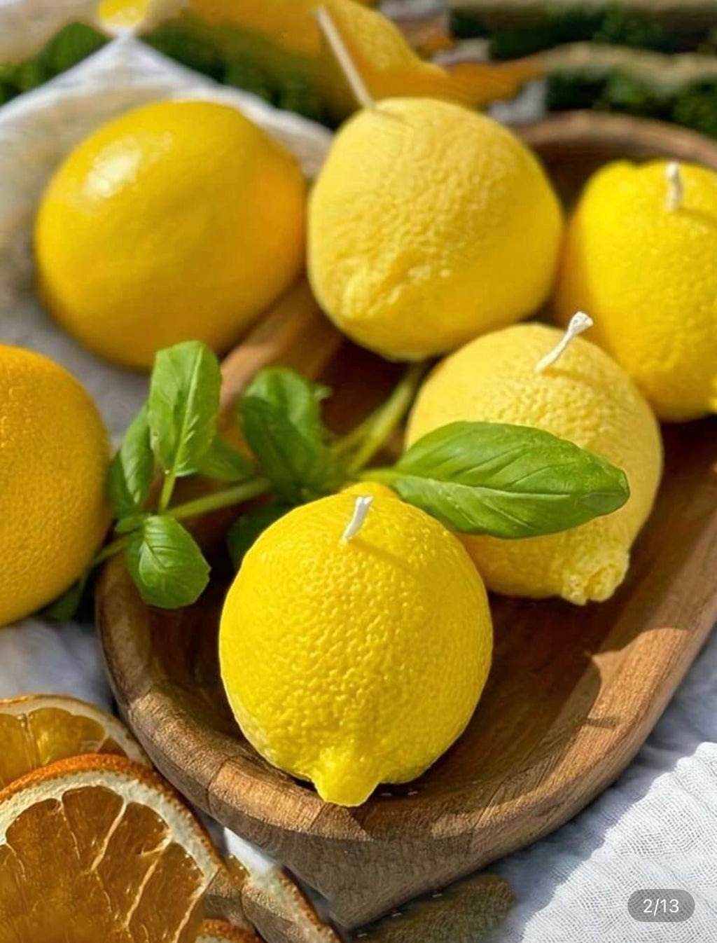 Candles | Lemon-shaped Candles