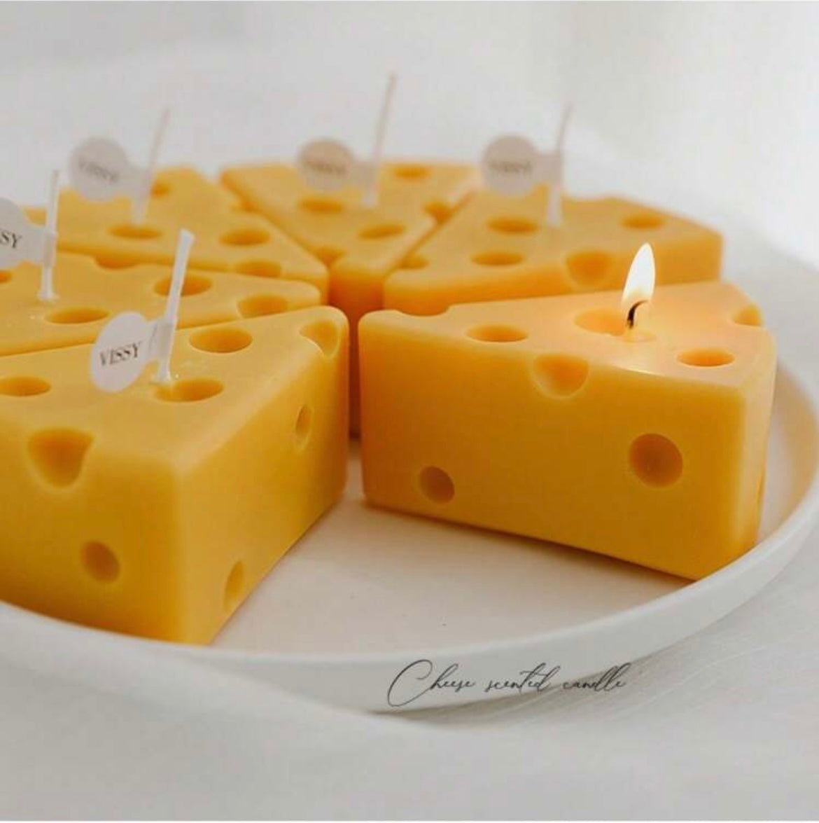 Candles | Cheese-shaped Candles