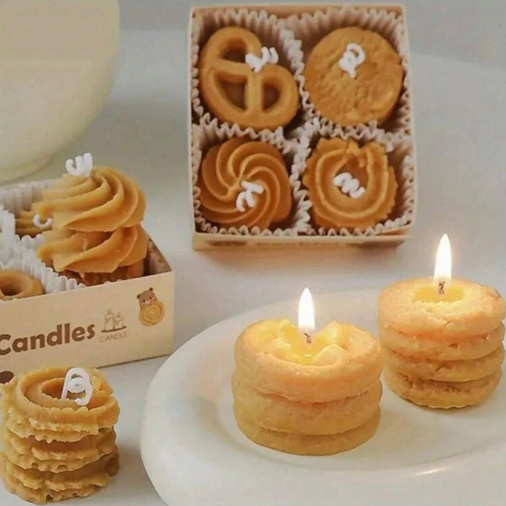 Candles | Biscuit-shaped Candles