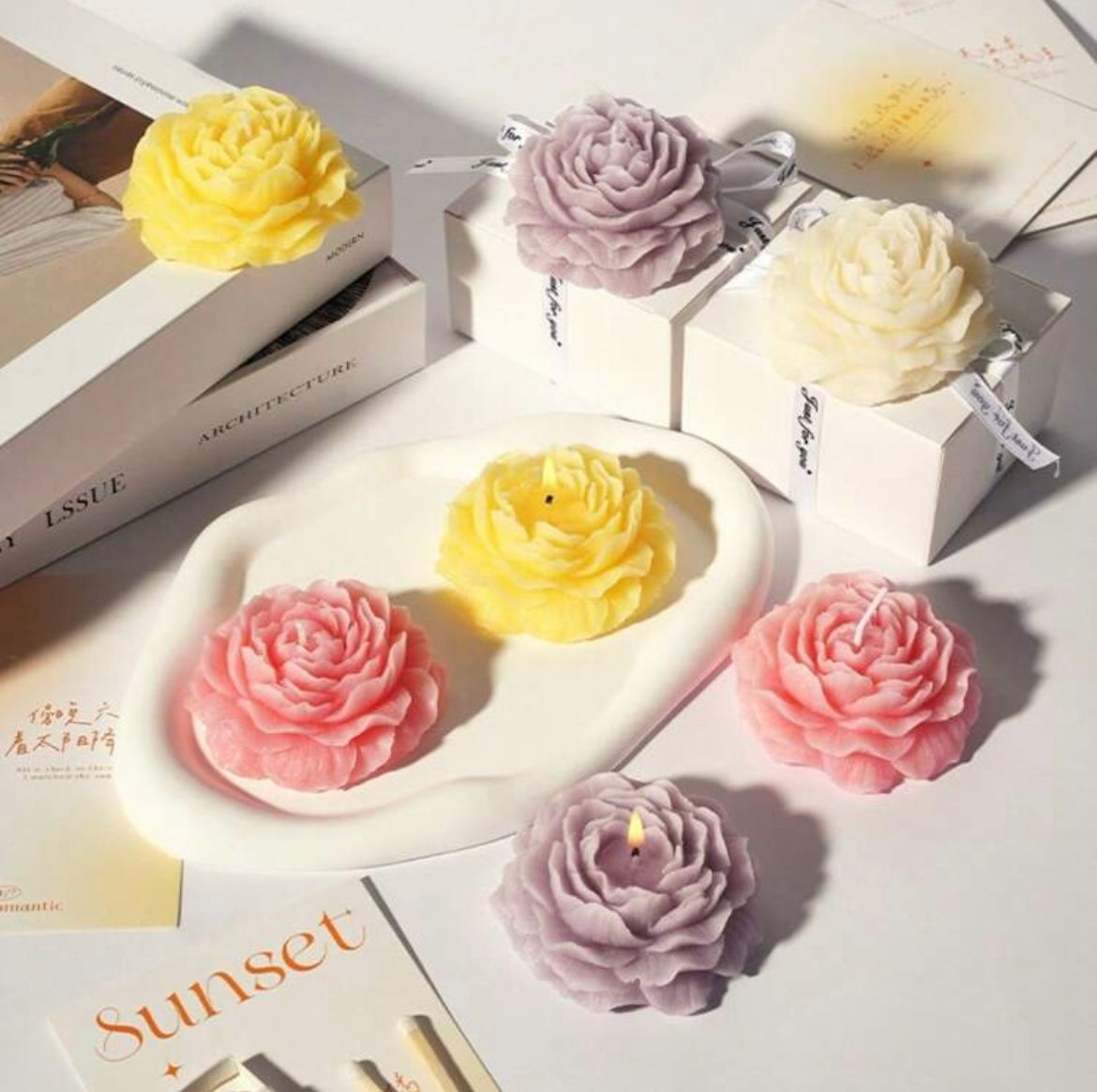 Candles | Flower-shaped Candles