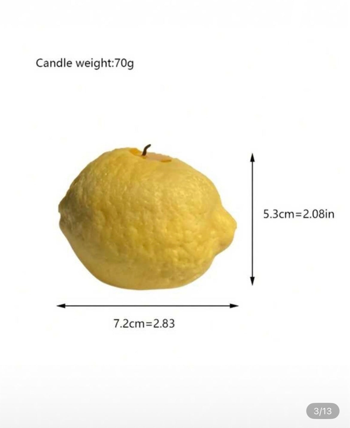 Candles | Lemon-shaped Candles
