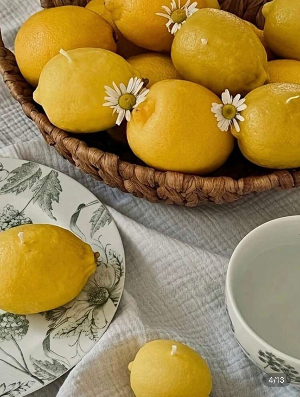 Candles | Lemon-shaped Candles