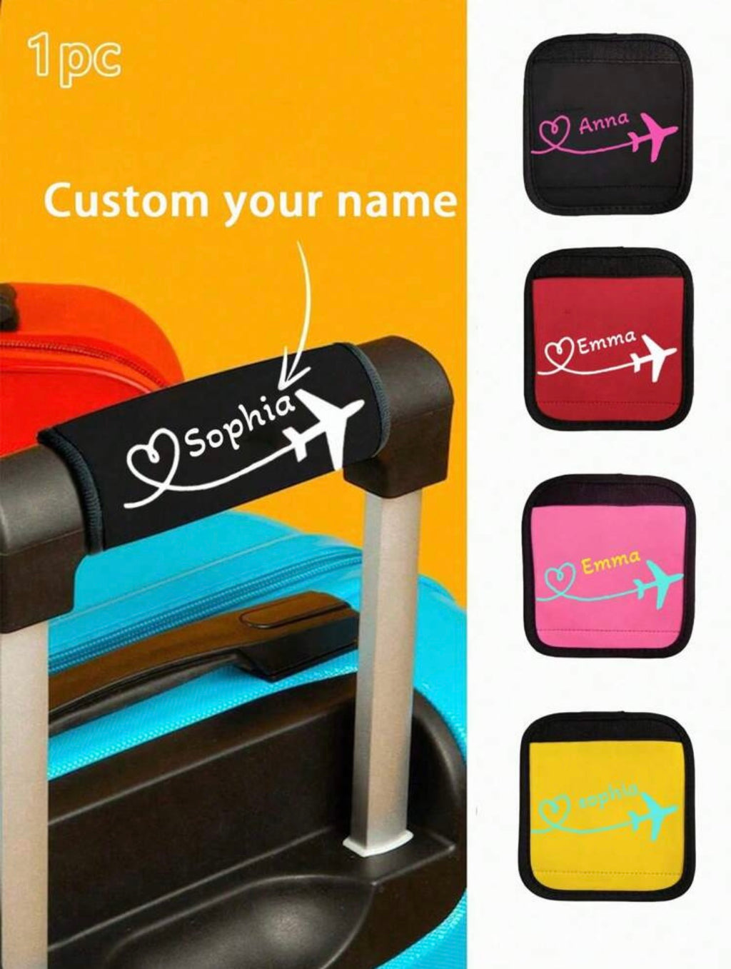 Name Tag | Customized Luggage Handle Wrap