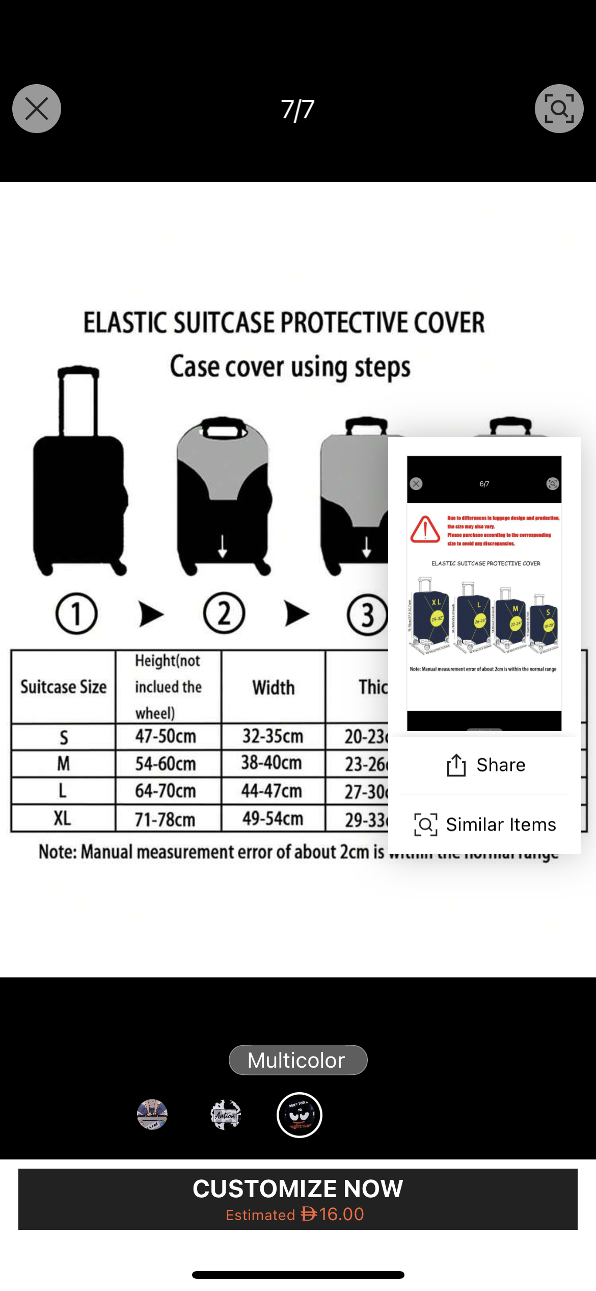 Luggage Cover | Customized Luggage Cover