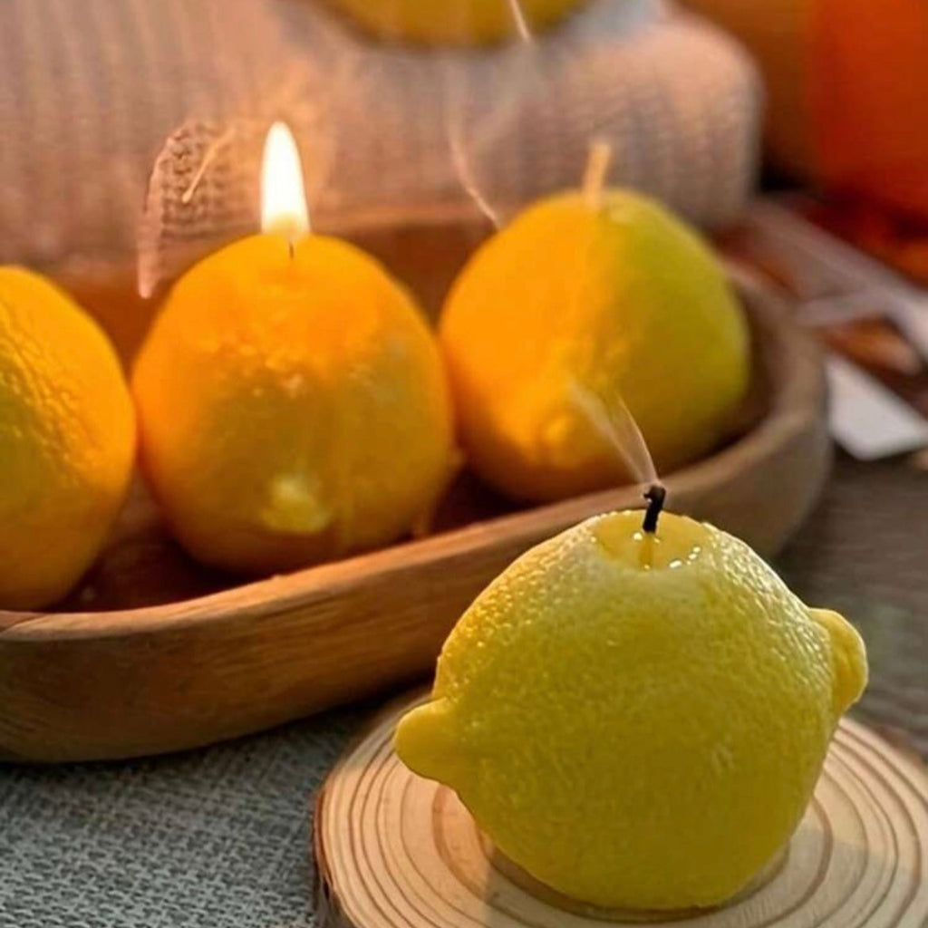 Candles | Lemon-shaped Candles