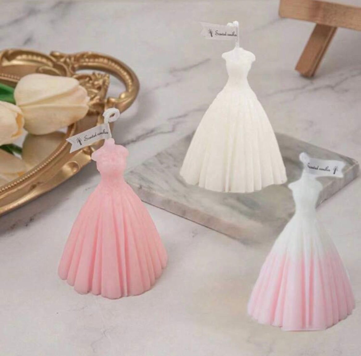 Candles | Dress-shaped Candles