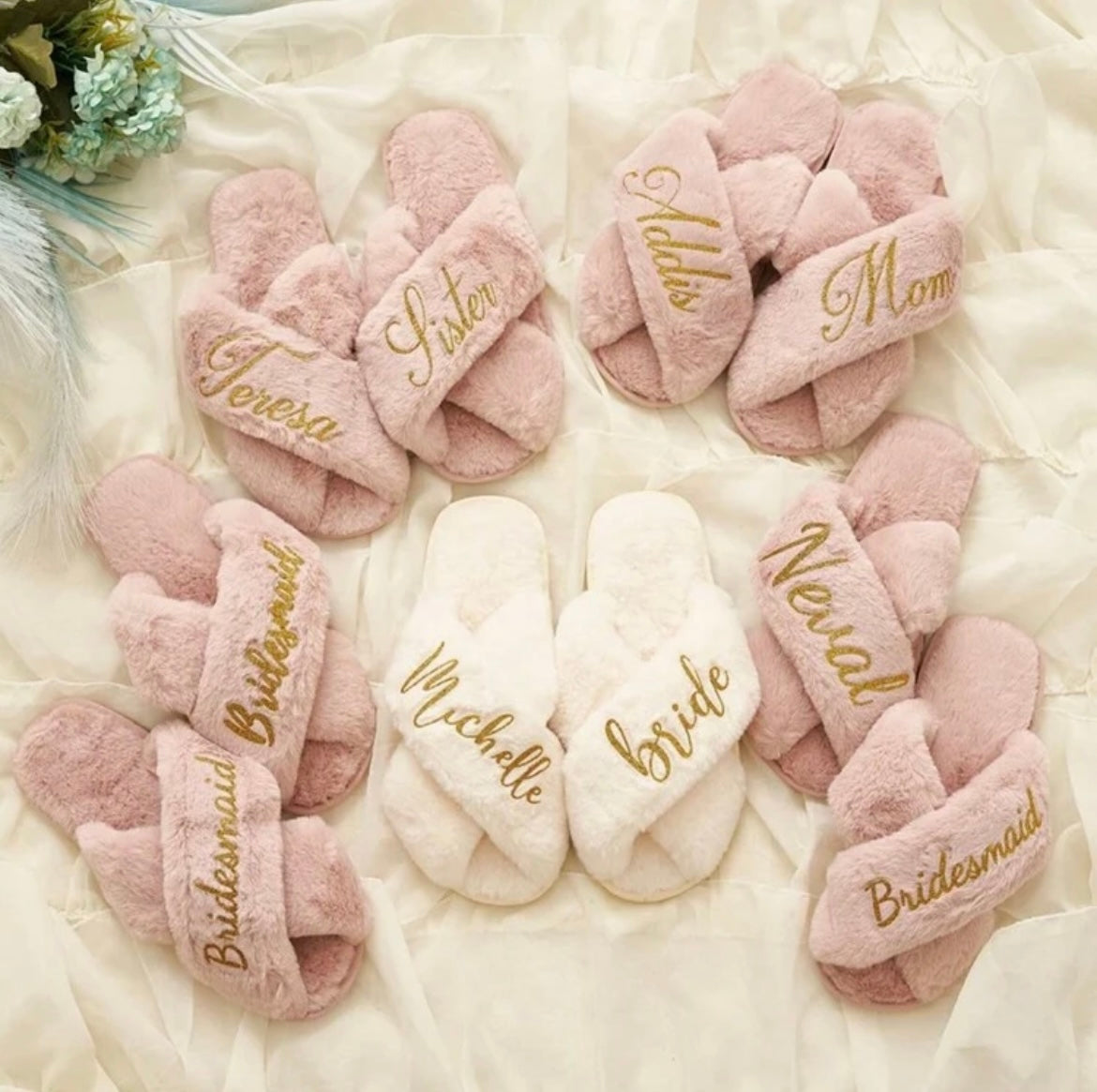 Slippers | Customized Fluffy Slippers