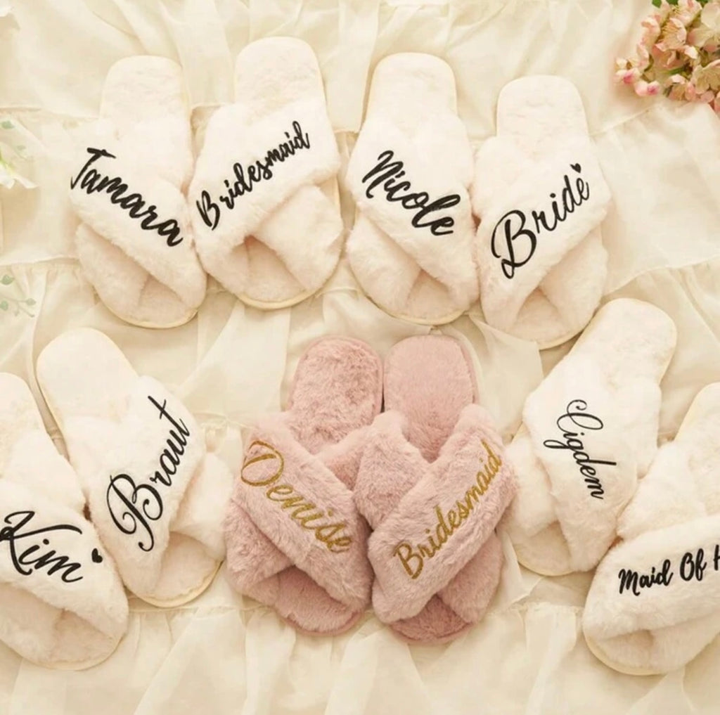 Slippers | Customized Fluffy Slippers