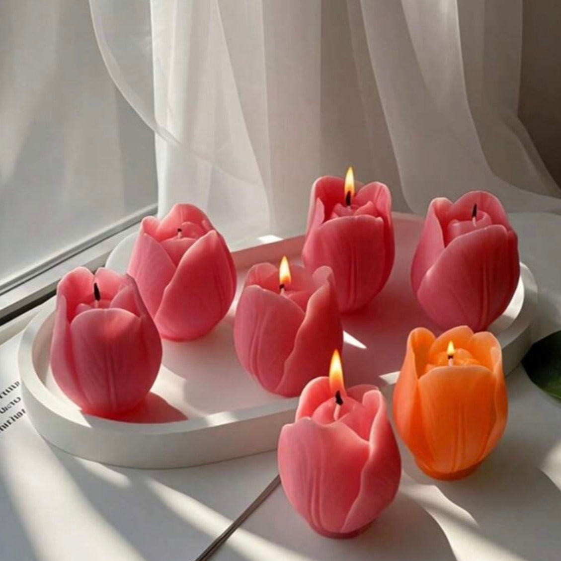 Candles | Flower-shaped Candles