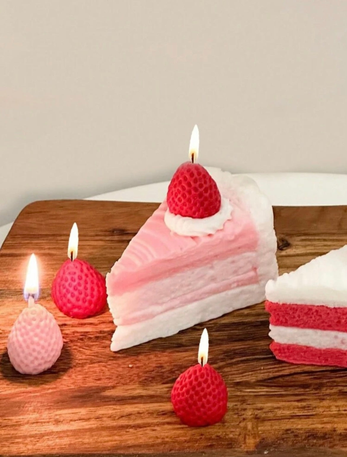 Candles | Strawberry-shaped Candles